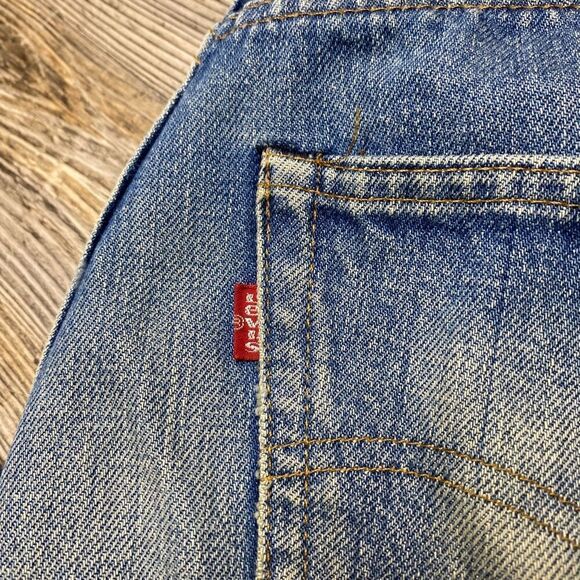 Vintage Levi's 501 Redline Selvedge Denim #6 Button Fly 70s USA Jeans 30x29 - Picture 7 of 16